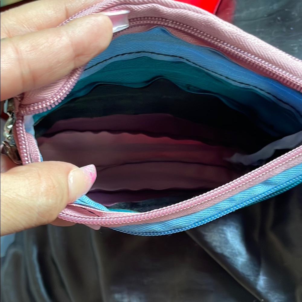 Colorful Multi-Zipper Pouch - Picture 2 of 7
